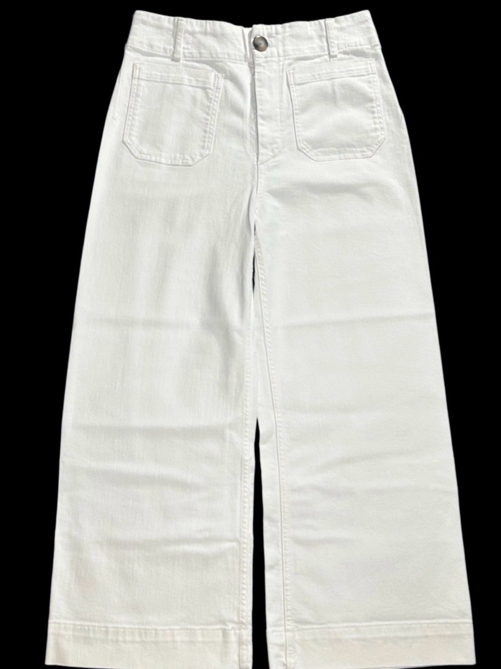 Anthropologie Maeve Colette cropped
White denim size 30